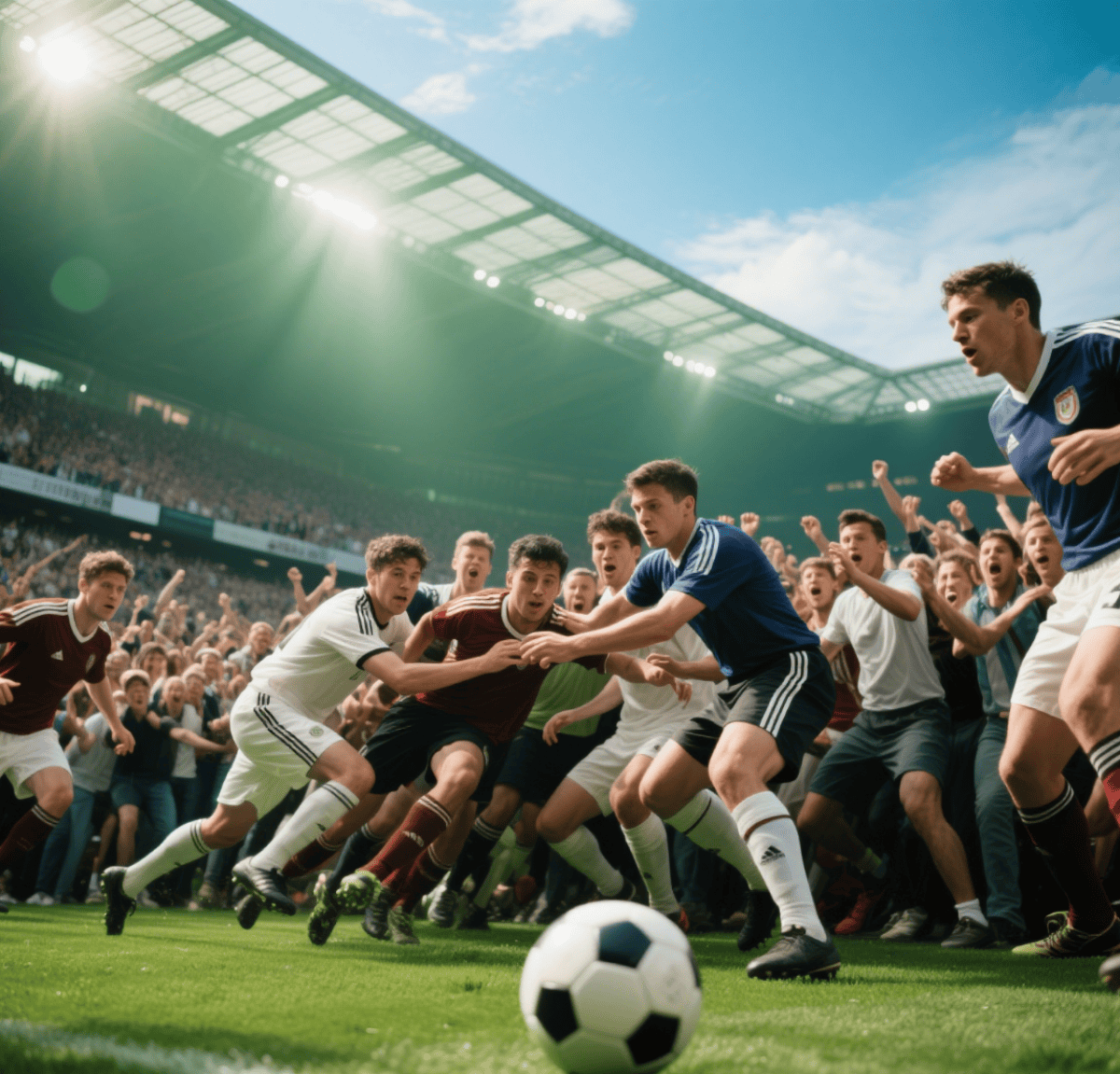 热情激烈的足球比拼点燃球迷狂热的简单介绍 热情激烈的足球比拼点燃球迷狂热的简单介绍