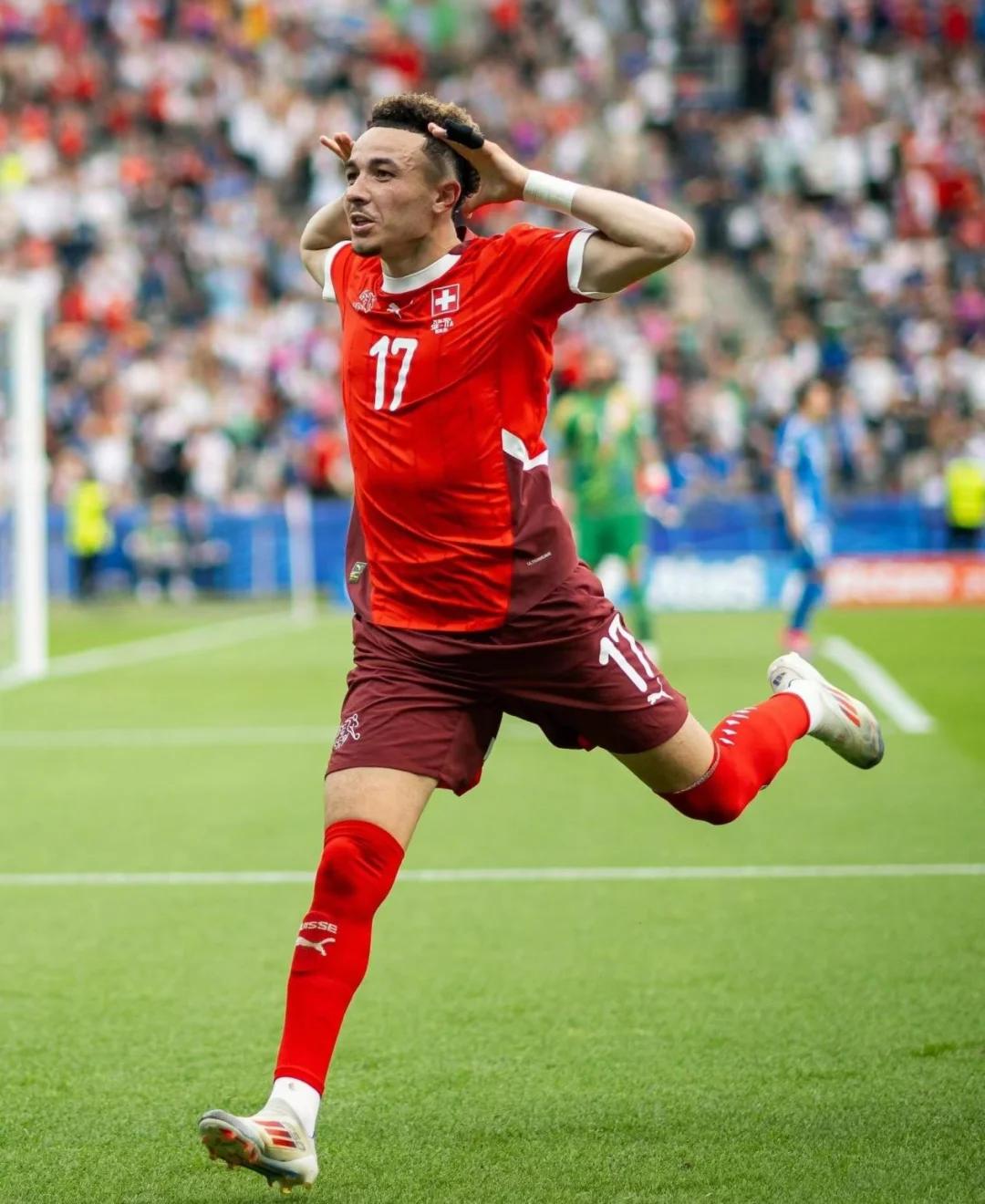 瑞士大胜保加利亚，锁定淘汰赛晋级名额