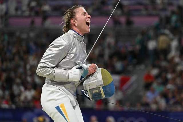 乌克兰选手在击剑比赛中表现优异